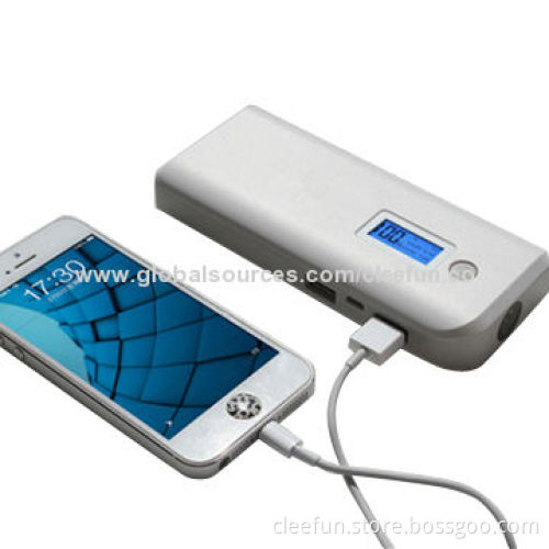 LED Torch Digital Display Power Bank with 10,400mAh Capacity, Suitable for Travel